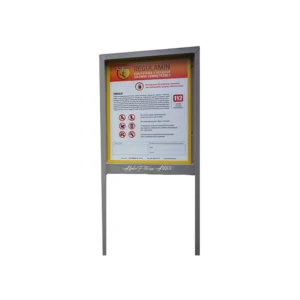 Outdoor Gym Instruction Board – Weatherproof Information Signage for Park Fitness Zones – TWR-001