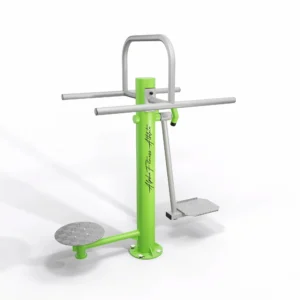 Outdoor Twister and Leg Press Combo – Dual Exercise Station for Core and Lower Body Training in Parks – TWSR-001