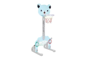 2-in-1 Kids Basketball & Football Activity Set | Adjustable Height Sports Toy for Ages 2–5 Years | Indoor Outdoor Playset – BBFB-001