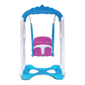 Big Swing for Kids – IndoorOutdoor Baby Swing with Safety Belt Colorful Plastic Frame 85 × 103 × 135 cm 10 kg