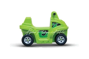 Coaster Car Ride-On for Kids (Age 2–5) | Push Ride Toy with Sturdy Wheels & Comfortable Seat | 70 cm Length – Green – CSCR-001