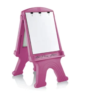 Easel Grand for Kids Dual-Sided Art Board for Drawing & Learning Ages 2–5 118x62x27 cm Pink
