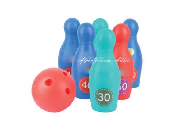 Kids Bowling Set – Colorful Indoor Outdoor Toy Game Lightweight & Safe for Toddlers 25x34x17 cm