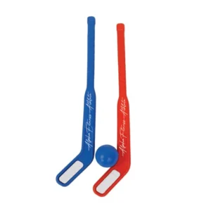 Kids Hockey Stick & Ball Set – 2 Durable Plastic Sticks with Ball Indoor & Outdoor Sports Play (76 × 10.3 × 18.1 cm, 0.9 kg)