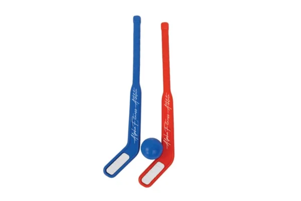 Kids Hockey Stick & Ball Set – 2 Durable Plastic Sticks with Ball Indoor & Outdoor Sports Play (76 × 10.3 × 18.1 cm, 0.9 kg)