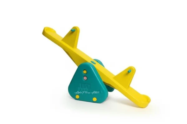 Kids See-Saw Ride for Toddlers Indoor & Outdoor Plastic Seesaw for Ages 2–5 Years Lightweight Play Equipment