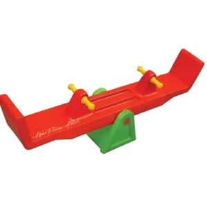Kids See Saw Rocker 2-Seater Indoor Outdoor Plastic Rocker for Toddlers Safe & Sturdy Seesaw Toy for Ages 2–5