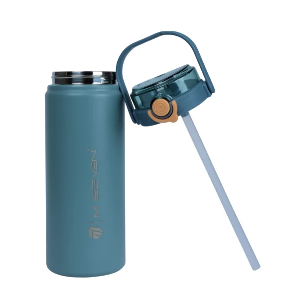 M7 Stainless Steel Water Bottle 1200ml – Thermos Flask, Leakproof, Double Wall Insulation