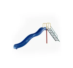 Outdoor Kids Slide with Wavy Design and Safety Ladder – FNST-0013