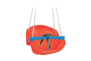 Secure Baby Swing Seat for Outdoor Playgrounds – High Back with Safety Harness (Plastic, 41.2×27.1×37.4 cm) – SWNG-001