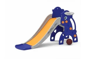 Unicorn Junior Slide with Basketball Hoop | Fun Indoor-Outdoor Slide for Toddlers (2–5 Years) | Safe Plastic Playset – USJ-001