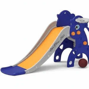 Unicorn Junior Slide with Basketball Hoop Fun Indoor-Outdoor Slide for Toddlers (2–5 Years) Safe Plastic Playset