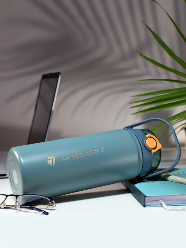 M7 Stainless Steel Water Bottle 1200ml – Thermos Flask, Leakproof, Double Wall Insulation - Image 2