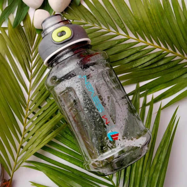 1000ml Water Bottle – Transparent, BPA-Free, Leak-Proof & Reusable | Perfect for Gym, Sports, School & Travel - Image 4