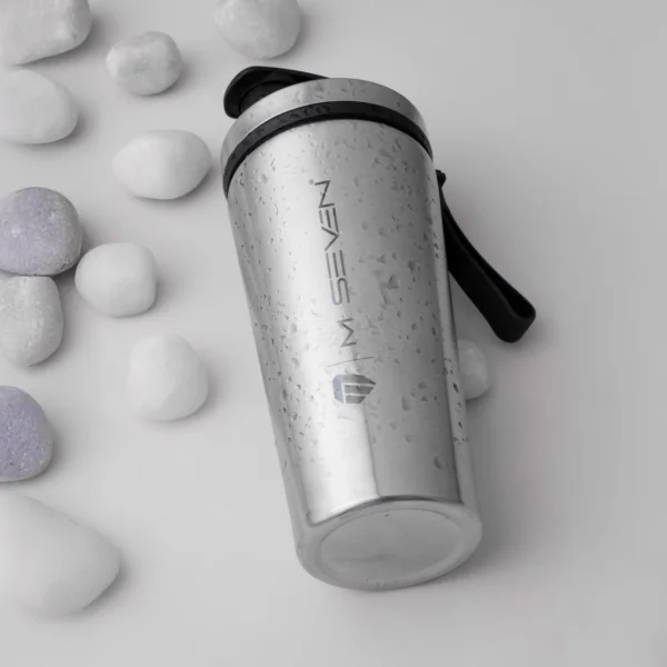 M7 Stainless Steel 750 ml Shaker – Gym, Fitness, Workout, Protein Mixer Bottle for Men & Women - Image 6