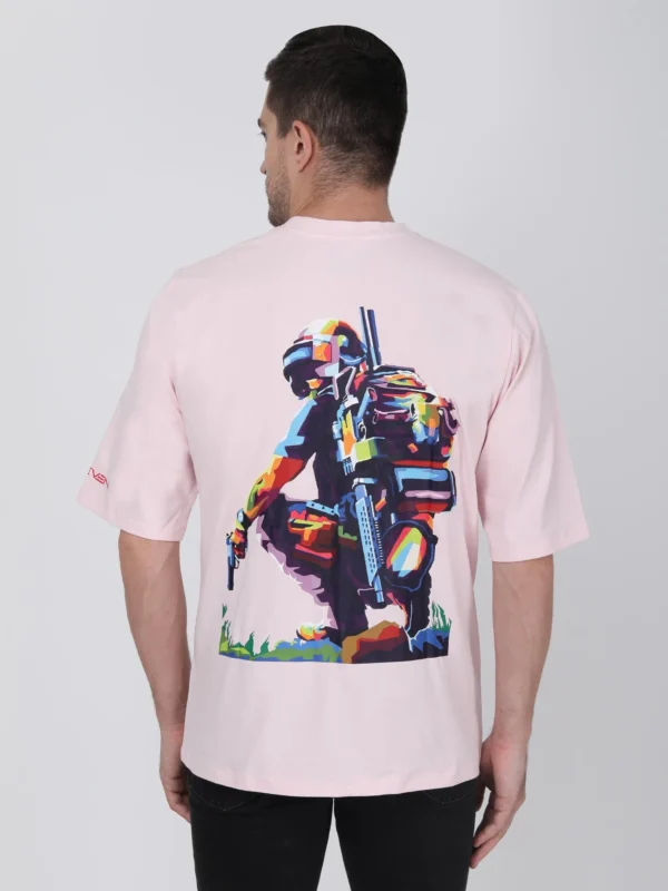 Men’s Trendy Oversize T-shirt (Cotton) - Image 5