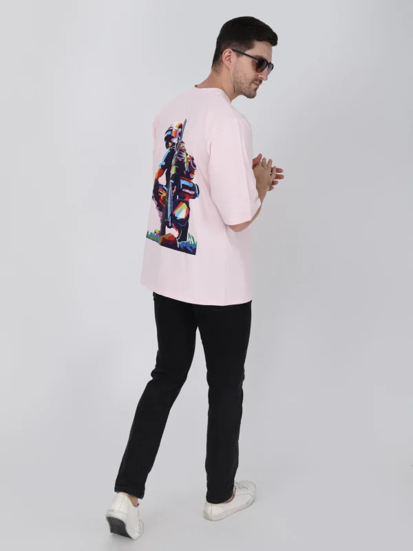 Men’s Trendy Oversize T-shirt (Cotton) - Image 4