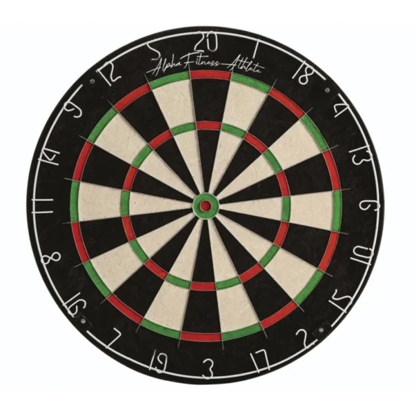 Edge Bristle Dartboard – Professional Sisal Board with Razor Thin Spider & Ultra-Slim Bullseye for Precision Play - EBD-001