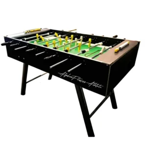 Hardwood Foosball Table with Iron Legs - FTWB-001