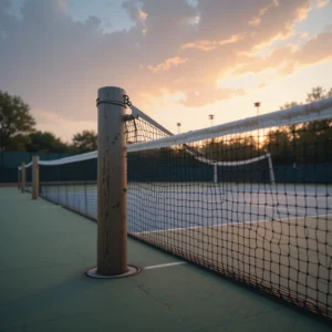 Long Tennis Pole with Net