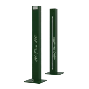 Long Tennis Pole with Net – Outdoor Court Setup System