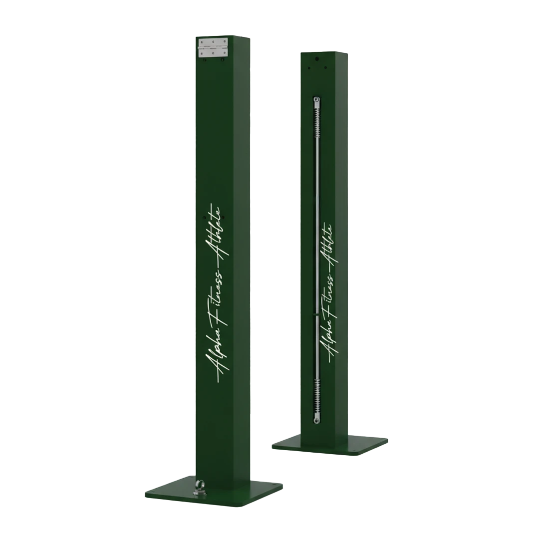 Long Tennis Pole with Net – Outdoor Court Setup System