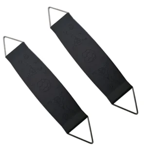 Heavy Duty Durable Flexible Rubber Swing Seat (Belt) for Kids & Adults, 15W X 2D, Black (04)