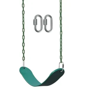 Flexible Swing Seat Set For Kids/Adults Outdoor Park Garden Tree Backyard With 60 Plastic Coated Chain, Weight Support Upto 150Kg (6 X 26 X 60Inch)