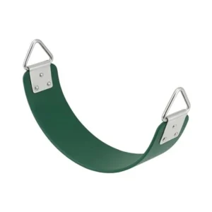Heavy Duty Flexible Eva Swing Seat With Metal Triangle Ring For Kids & Adults – Green | 300Kg Weight Limit, 2D x 15W x 68H CM