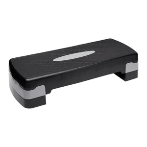 ABS Aerobic Exercise Step Platform with Height Adjustment, Black