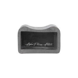 Heavy Duty Rectangular Rubber Feet with Contoured Top for Gym Equipment - Anti-Vibration Floor Protector & End Cap