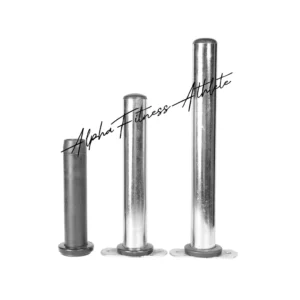 Heavy Duty Steel Guide Pin Post with Base Plate – Gym Equipment Locator Rod