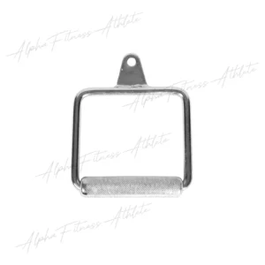 Heavy Duty Square D Handle Cable Attachment with Knurled Steel Grip