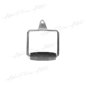 Heavy Duty Square D Handle Cable Attachment with Rubber Grip and Steel Frame