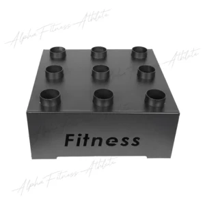 Heavy Duty 9 Slot Vertical Barbell Holder Stand with MS Frame