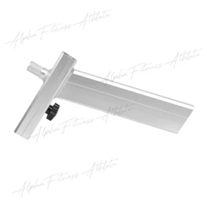 Adjustable T-Bar Row Platform Attachment with Anti-Slip Foot Plate