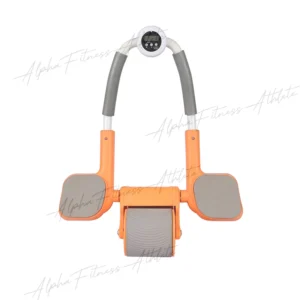 Dual Wheel Ab Roller with Digital Counter and Anti-Slip Knee Support Pads