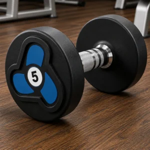 Fan Dumbbell Rubber (32mm Straight Grip)