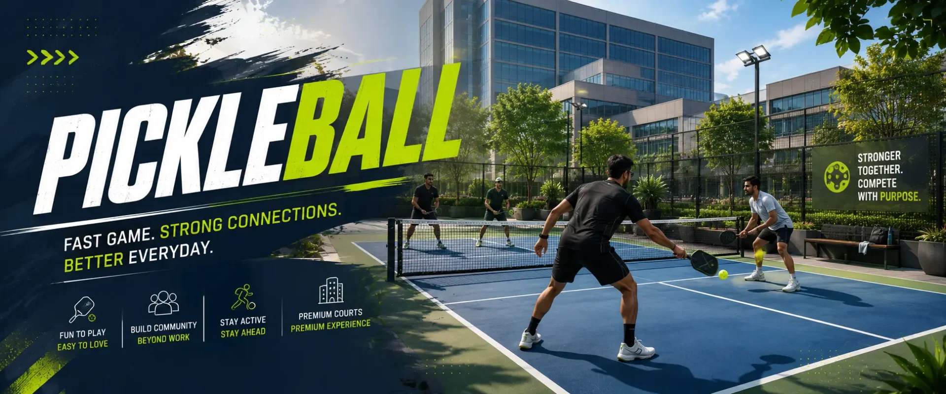 Pickleball Court Hero